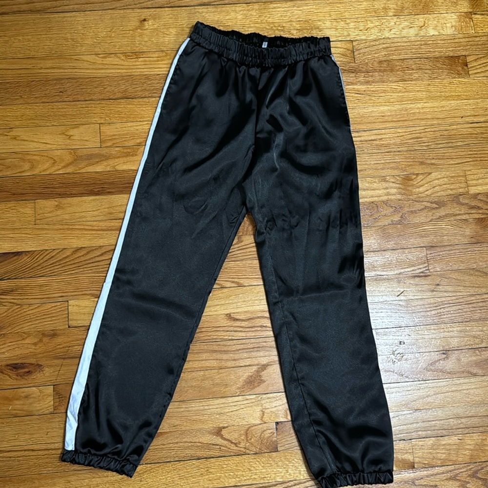 Satin joggers